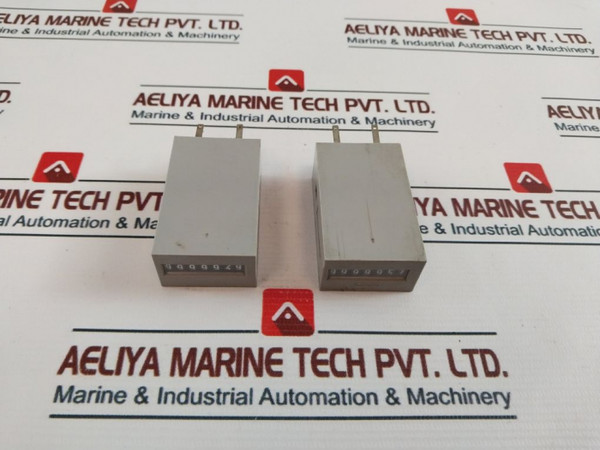 Lot Of 2X Sodeco Et0539100180Vdc Counter 2.5W Used