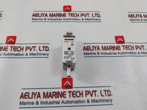 Italweber Nh 00 C Gl/Gg Fuse 35A 500V Used