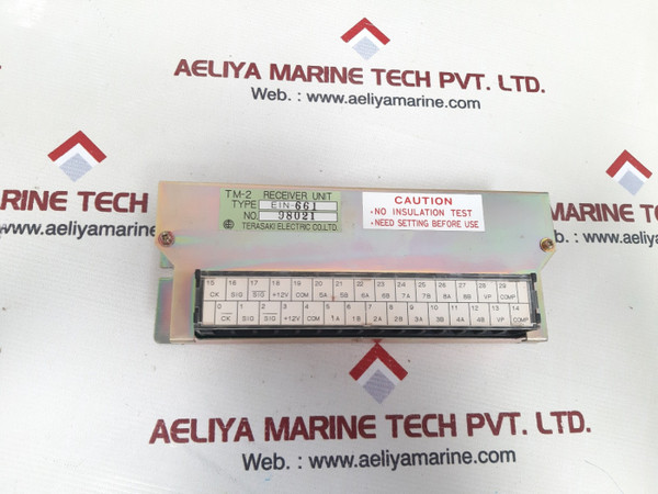 Terasaki ein-661 tm-2 receiver 98021 Japan weight 635gm