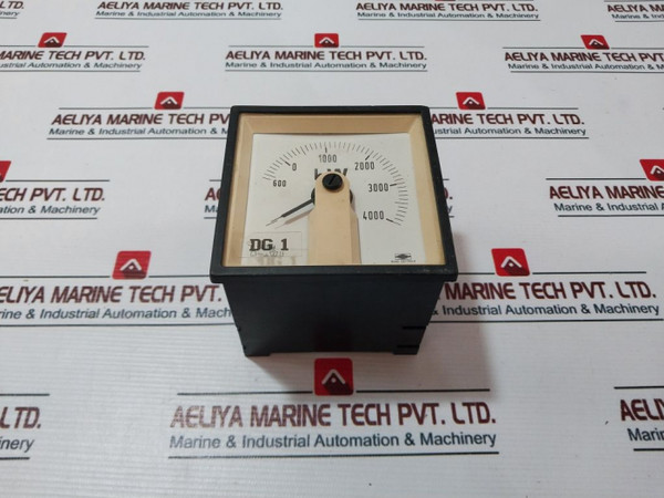 Radio-controle Dg 1 Panel Meter 600-0-4000Kw Used