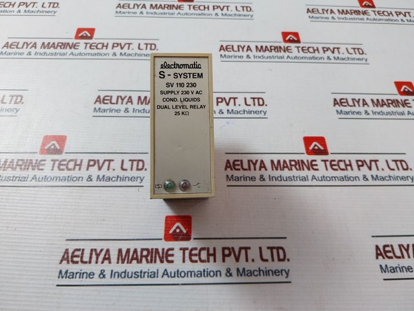Electromatic S-system Sv 110 230 Cond. Liquids Dual Level Relay 230Vac