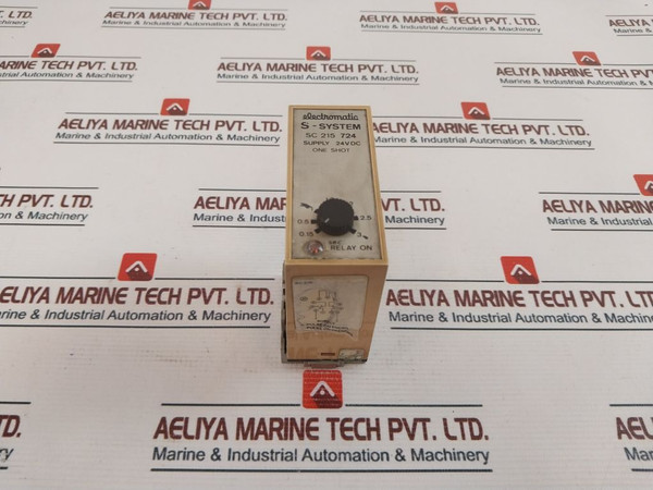 Electromatic S-system Sc 215 724 Dual Level Relay With Base 24V Dc