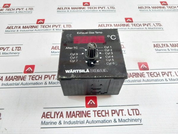 Wartsila Diesel Exhaust Gas Temp. Controller 10-channel Display