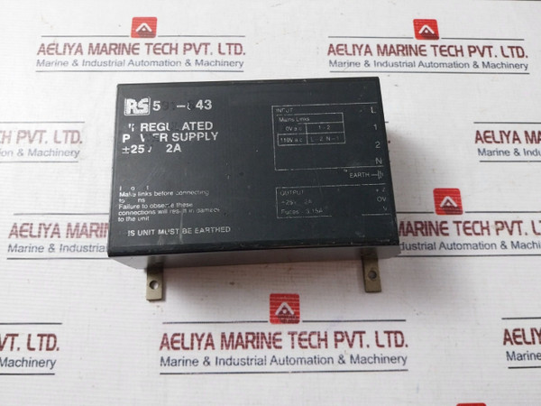 Unregulated Power Supply 240V Ac, Rs 591-843 Used