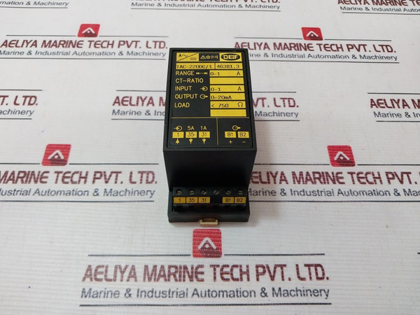 Deif Tac-220Dg/1 Current Transducer 0-1 A 46381.3 0-20 Ma