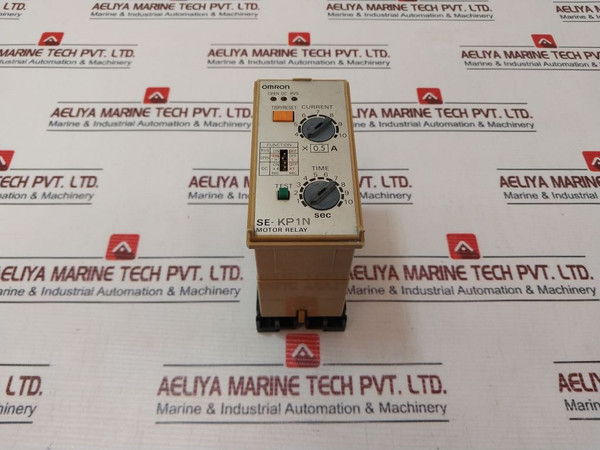 Omron Se-kp1N Motor Relay With Base 0-10Sec 50/60Hz