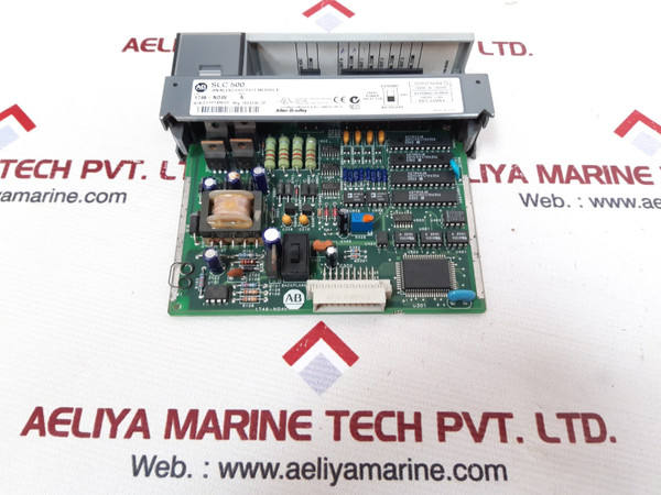 Allen-bradley 1746-n04v ser.a slc 500 analog output module