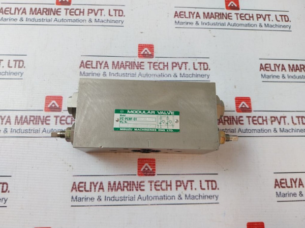 Misuzu Machineries Fc-pcrf-01 P-105K Modular Valve Used