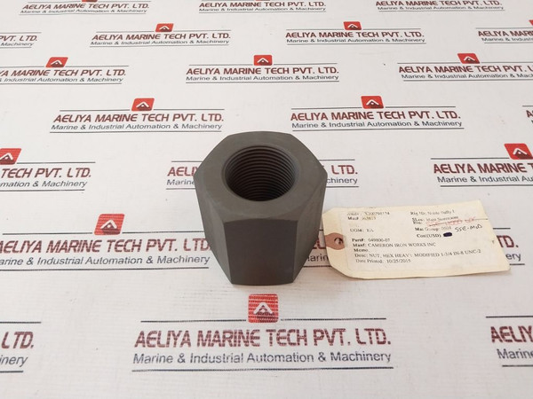 Cameron 049800-07 Heavy Modified 1-3/4 He Nut Rev 01