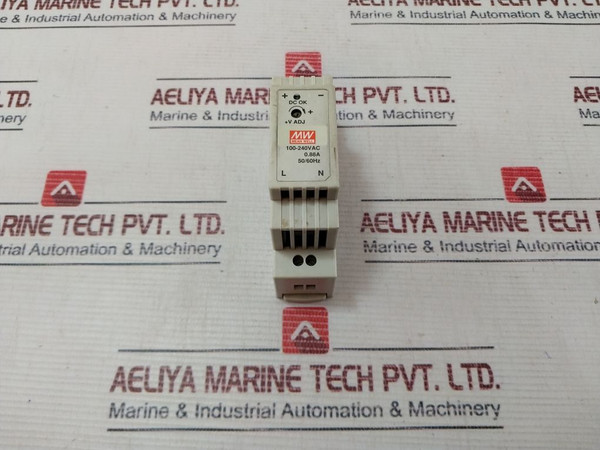 Mean Well Dr-15-24 Din Rail Power Supply 100-240Vac 0.88A 50/60 Hz