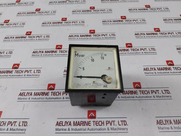 Automatic Electric 0-15/16 Mvar Meter 1A 110V