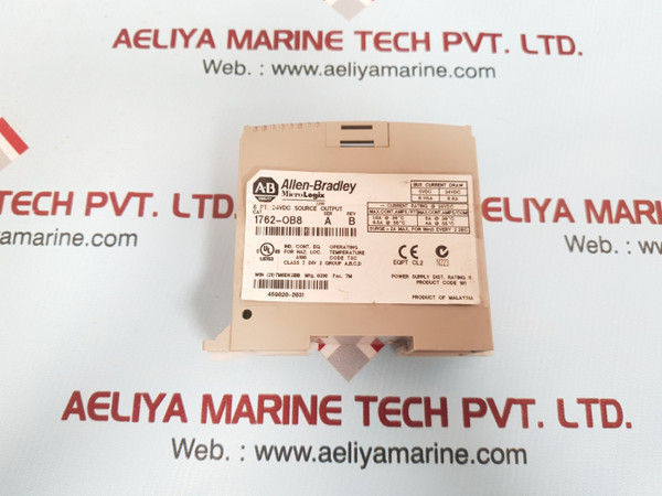 Allen-bradley 1762-0b8 micrologix 24vdc source output module
