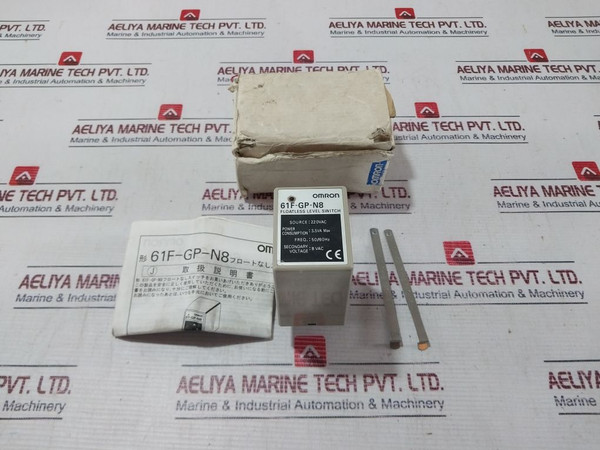 Omron 61F-gp-n8 Floatless Level Switch W/ Pfc-n8 Retaining Clips