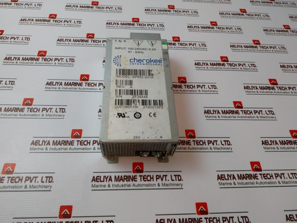 Cherokee Sp671-z01A Power Supply 279001373 Rev A 100-240Vac 6.2A 47-63Hz