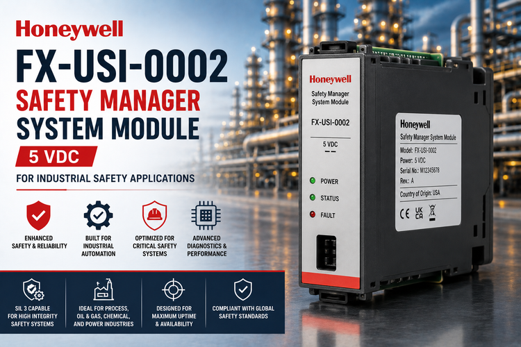 Honeywell FX-USI-0002 Safety Manager System Module 5 VDC for Industrial Safety Applications