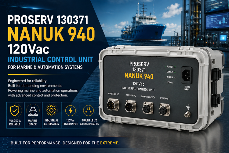 Proserv 130371 Nanuk 940 120Vac Industrial Control Unit for Marine & Automation Systems