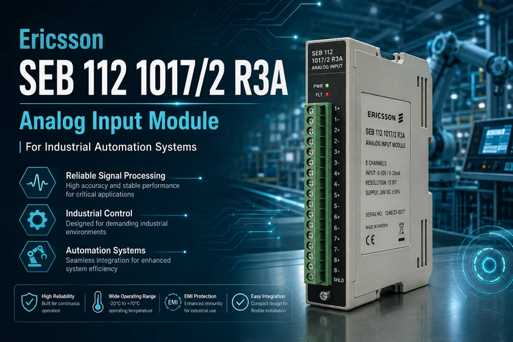 Ericsson SEB 112 1017/2 R3A Analog Input Module for Industrial Automation Systems