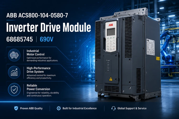 ABB ACS800-104-0580-7+C126+E205+V991 Inverter Drive Module 68685745 690V