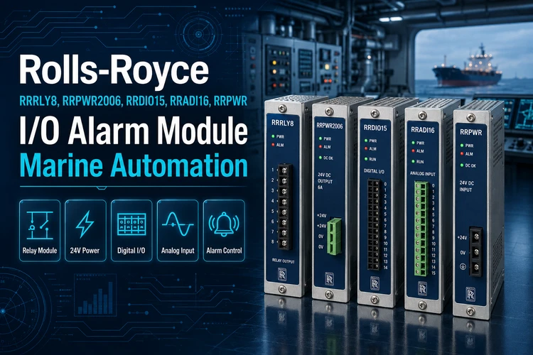 Rolls-Royce RRRLY8, RRPWR2006, RRDIO15, RRADI16, RRPWR I/O Alarm Module