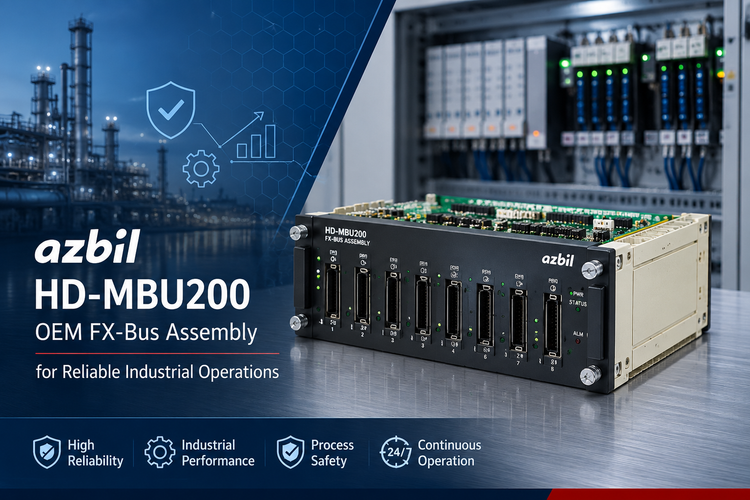 Azbil HD-MBU200 Redundancy FX-Bus Assembly System — Industrial Safety & Process Control Platform