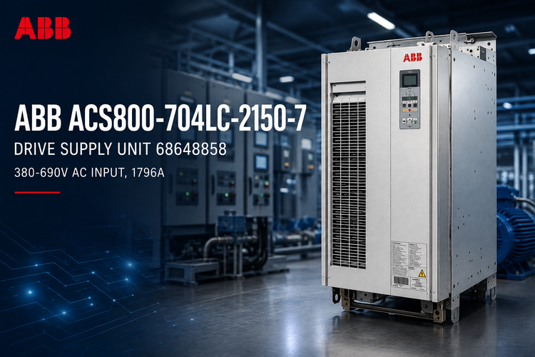 ABB ACS800-704LC-2150-7 Drive Supply Unit 68648858 | 380-690V AC Input, 1796A Industrial Power Supply