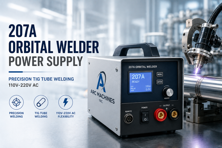 Arc Machines 207A Orbital Welder Power Supply | Precision TIG Tube Welding 110V-220V AC