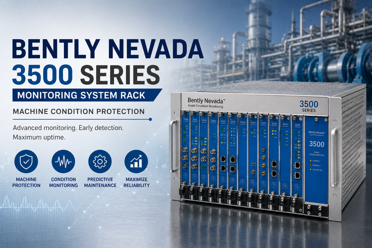 Bently Nevada 3500 Series Monitoring System Rack | Machine Condition Protection
