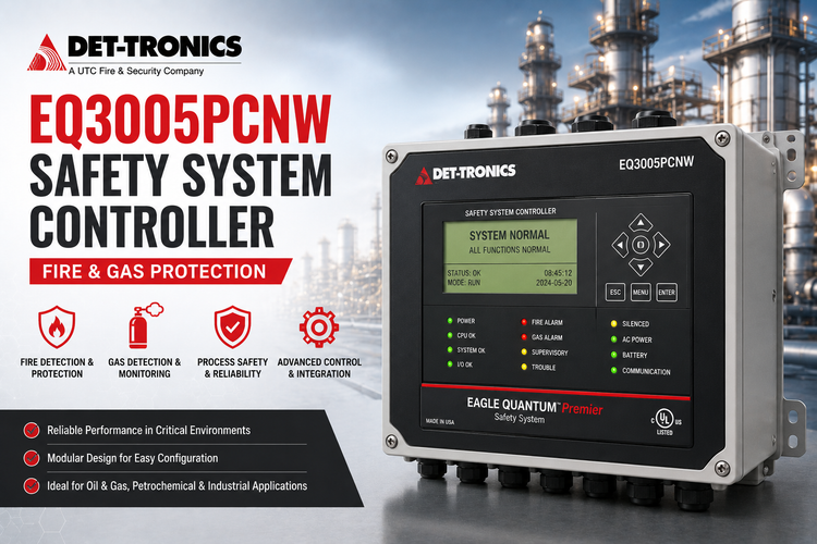 Det-Tronics EQ3005PCNW Safety System Controller | Fire & Gas Protection