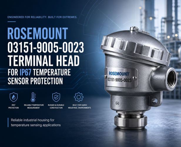 Rosemount 03151-9005-0023 Terminal Head for IP67 Temperature Sensor Protection