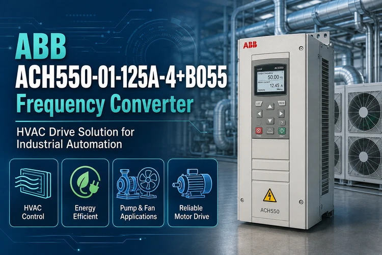 ABB ACH550-01-125A-4+B055 Frequency Converter: HVAC Drive Solution for Industrial Automation