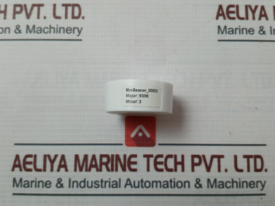 00003 Round Shape White Case Mini Beacon Unit