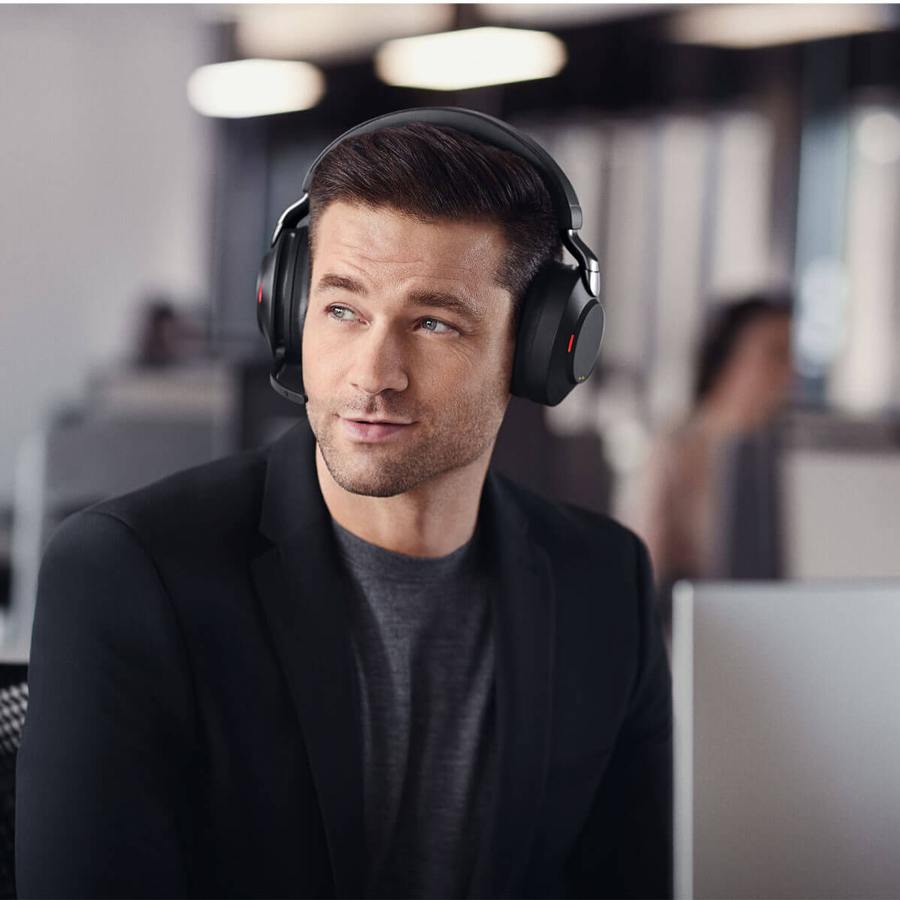 世界的に有名な Jabra Evolve2 85 USB-A Stereo UC Black ヘッドフォン ...