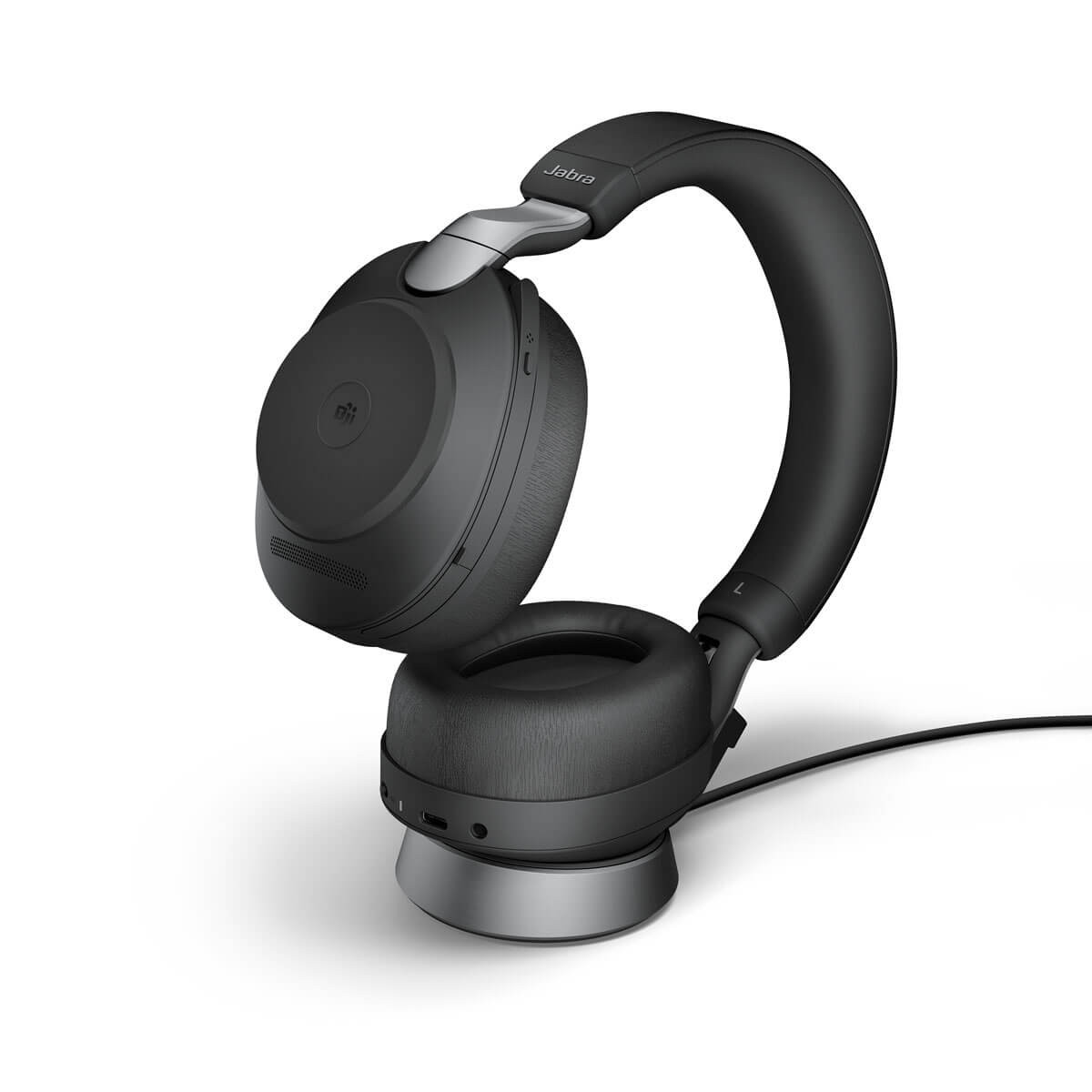 Jabra Evolve2 85 MS Stereo USB-A Black | Med ladestander