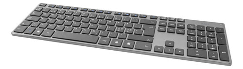 Deltaco TB-802 keyboard Home RF Wireless + USB QWERTY Nordic Grey