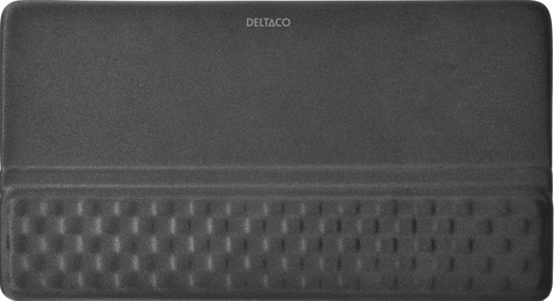 Deltaco 1903247 wrist rest Gel, Lycra, Memory foam Black