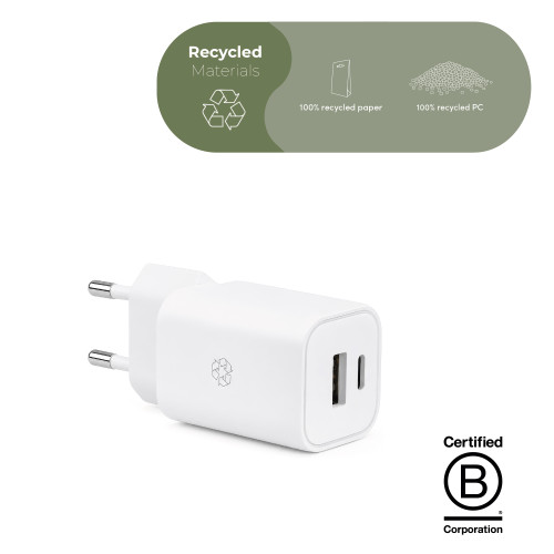 ËSSENTIALS 45W USB-A & USB-C GaN Charger