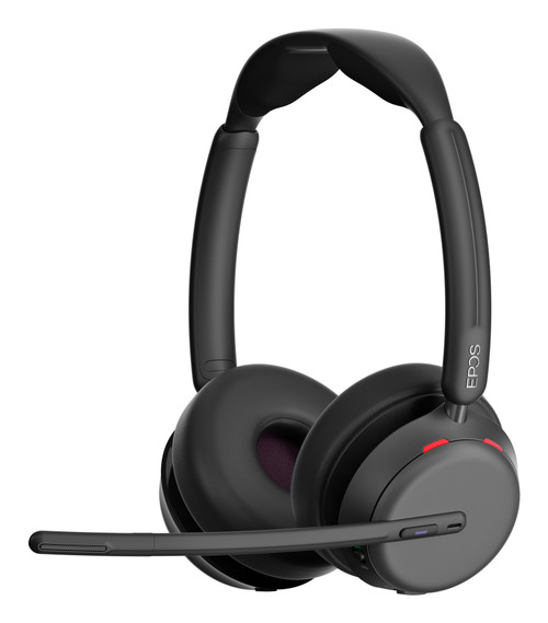 EPOS On-ear Bluetooth® headset with industry-leading voice pickup and hybrid adaptive ANC