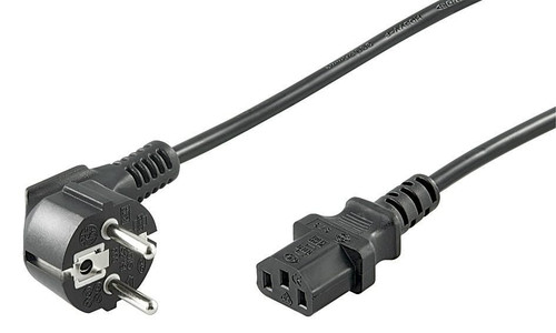 Microconnect PE010410 power cable Black 1 m Power plug type E+F C13 coupler