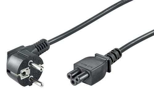 Microconnect PE010810 power cable Black 1 m Power plug type E+F C5 coupler