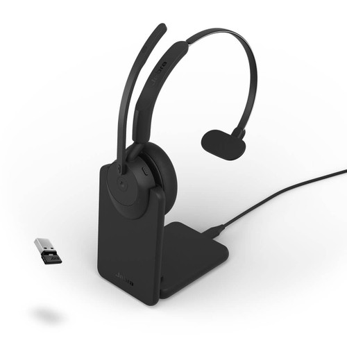 Jabra Evolve3 45 MS Mono USB-A Black with Deskstand