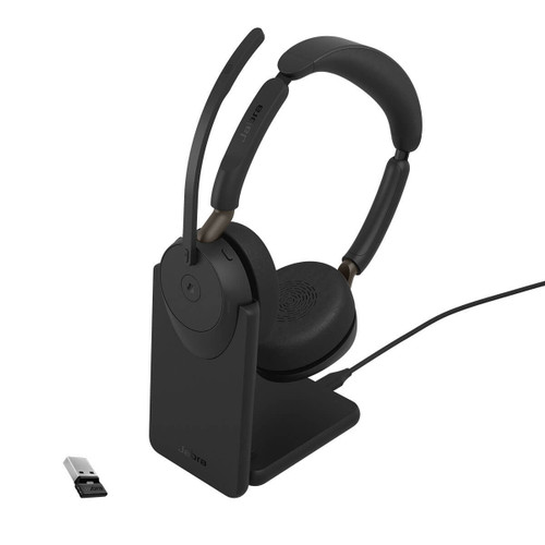 Jabra Evolve3 65 MS Stereo USB-A Black with Deskstand