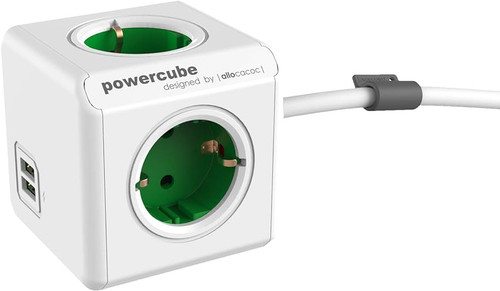 Allocacoc PowerCube 4X Socket + 2 USB 2.1 - 1.5M