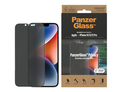 PanzerGlass Privacy for iPhone 13, 13 Pro, 14