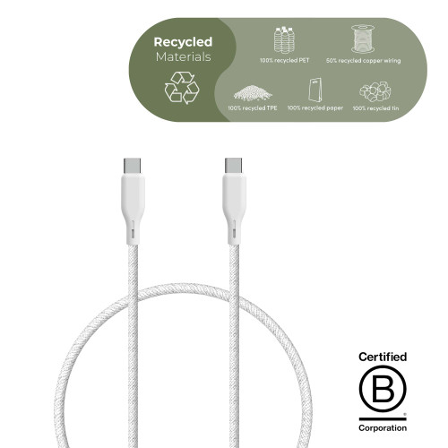 ESSENTIALS 100W USB-C to USB-C Cable, 1,2M 480MBPS
