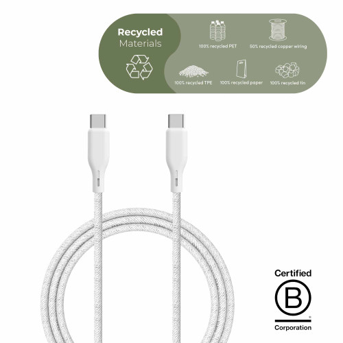 ESSENTIALS 100W USB-C to USB-C Cable, 2,5M 480MBPS
