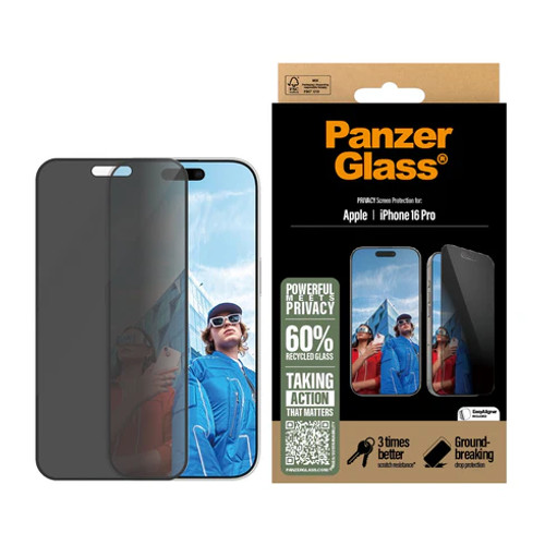 PanzerGlass Privacy Screen Protect iPhone 16 Pro