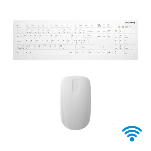 CHERRY AK-C8112-PMH3-WIFI-S, Keyboard/mus, IP68