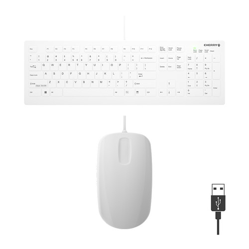 CHERRY AK-C8112-PMH3-USB-S Keyboard/mus IP68