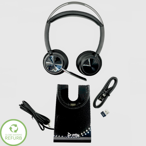 Refurb HP POLY Voyager Focus 2-C MS w Ch.St. USB-A