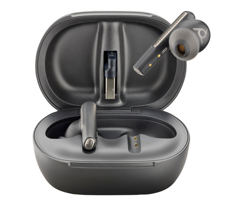 HP Poly Poly Voyager Free 60+ UC Black Touchscreen Charge Case for BT700 USB-A Adapter